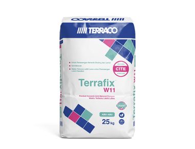 Terrafix W11 – Perekat keramik anti melorot dengan waktu terbuka lebih lama