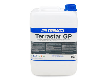 Terrastar GP saten alçılı yüzeylerde kullanılmak üzere özel olarak geliştirilmiş, akrilik esaslı, kullanıma hazır