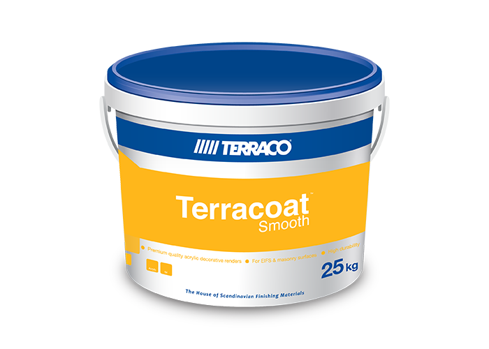 Terracoat Smooth Fine, low build textured coating with an even